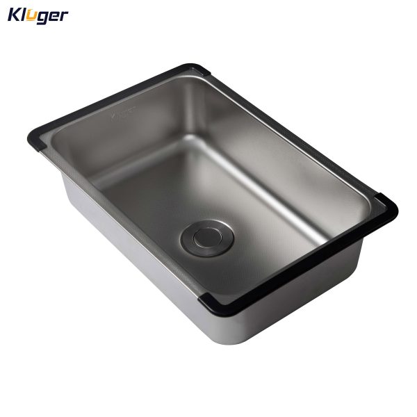 Chậu rửa nhỏ phụ Inox 304 Linen chống xước KLUGER KSWB-401FS