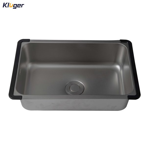 Chậu rửa nhỏ phụ Inox 304 Linen chống xước KLUGER KSWB-401FS