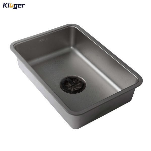Chậu rửa nhỏ phụ Inox 304 Linen chống xước KLUGER KSWB-402FS