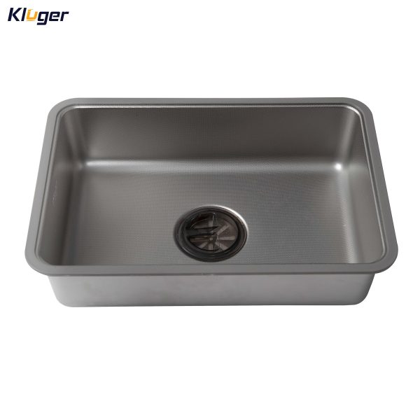Chậu rửa nhỏ phụ Inox 304 Linen chống xước KLUGER KSWB-402FS