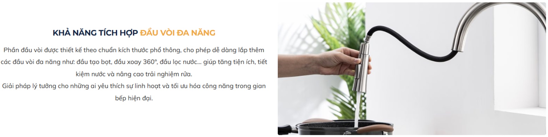 Đặc điểm nổi bật của vòi chậu bếp nóng lạnh RENE KLUGER KLF0021C