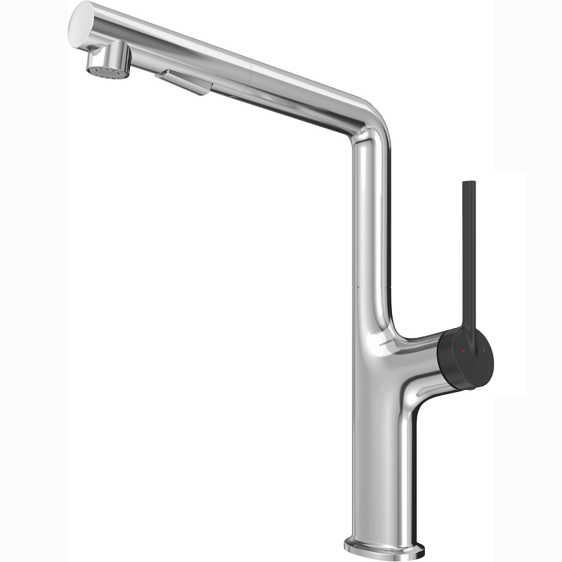 Vòi chậu bếp nóng lạnh dây rút AMBER KLUGER KLF0001C / KLF0001B / KLF0001S