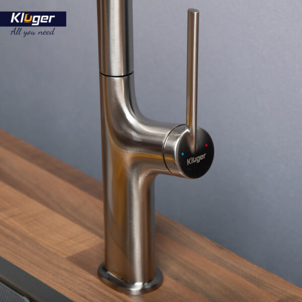 Vòi chậu bếp nóng lạnh dây rút AMBER KLUGER KLF0001C / KLF0001B / KLF0001S