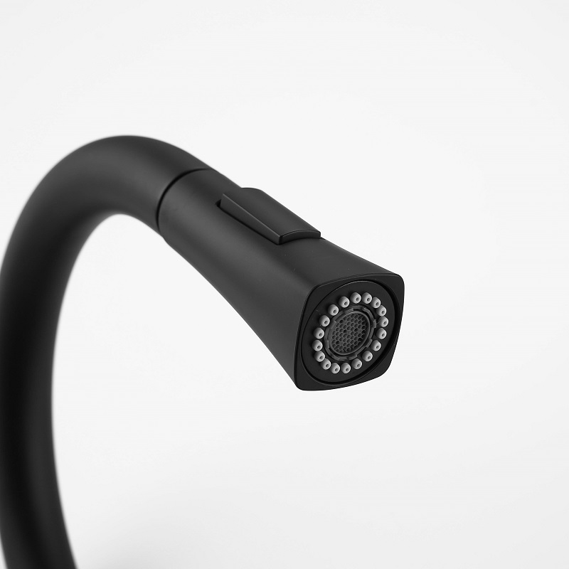 Vòi chậu bếp nóng lạnh dây rút HARMONY KLUGER KLF0002C (KLF0002B)