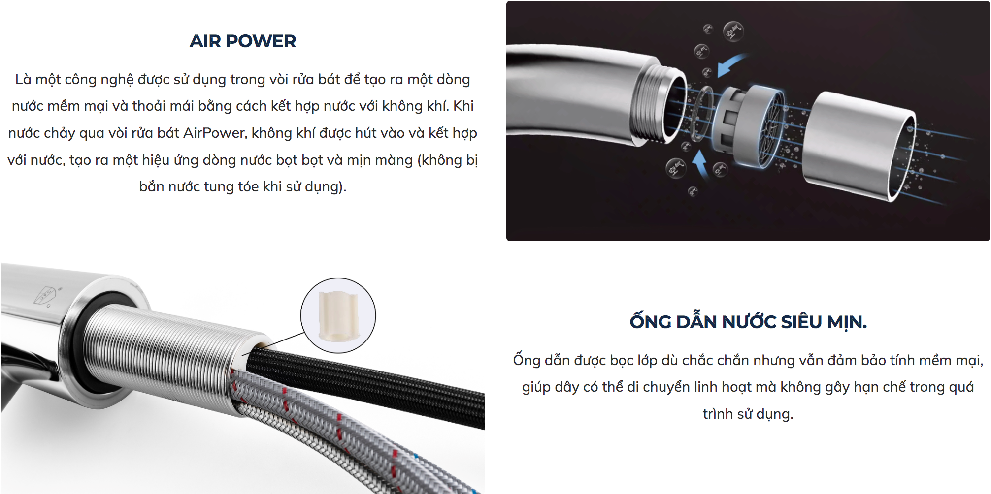 Vòi rửa chén bát LUNAR KLUGER KLF0006C