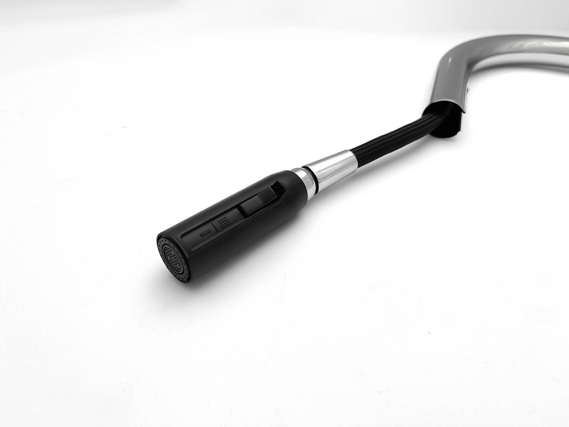 Vòi chậu bếp nóng lạnh dây rút LUNAR KLUGER KLF0006C