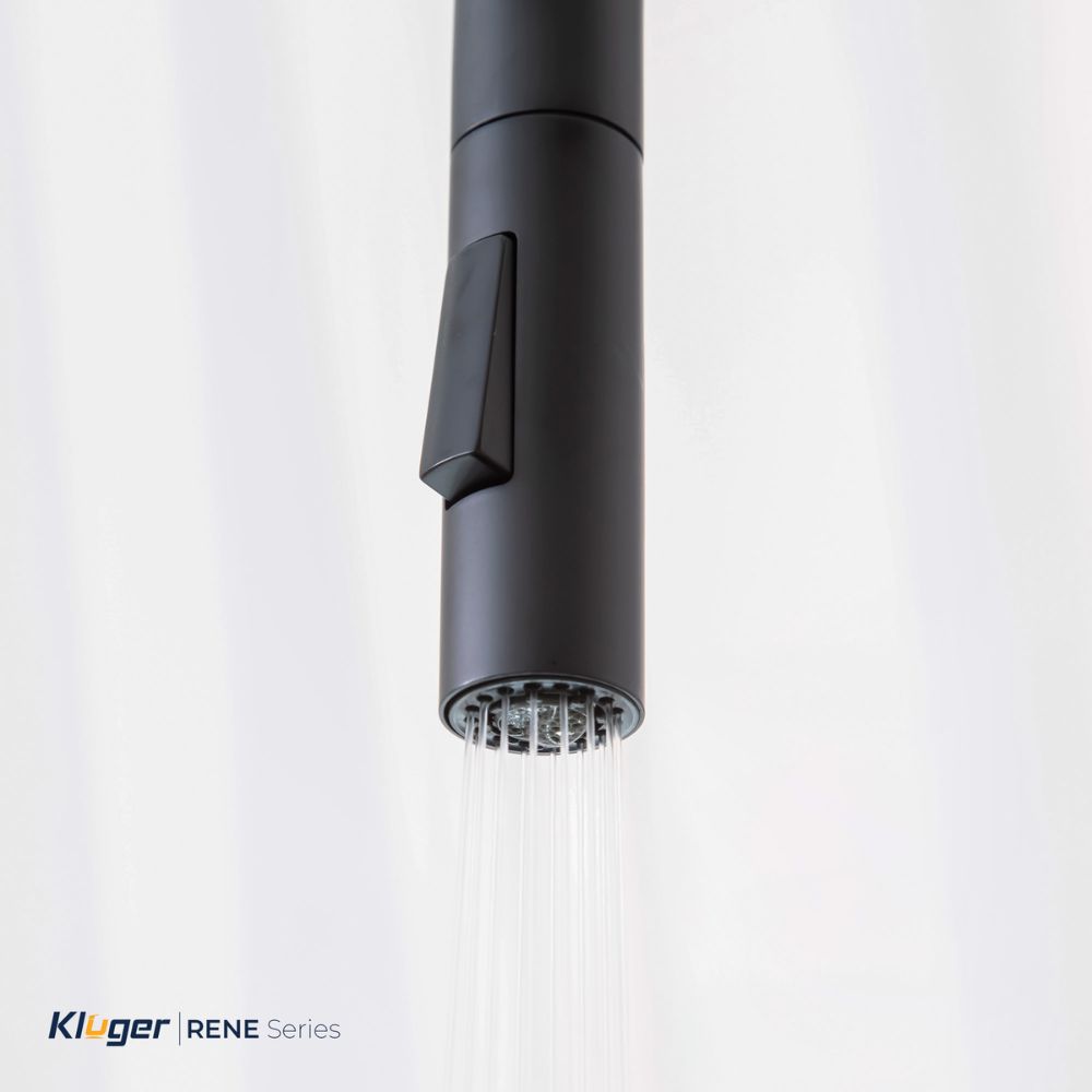 Vòi chậu bếp nóng lạnh dây rút RENE KLUGER KLF0008SS / KLF0008SC / KLF0008SB