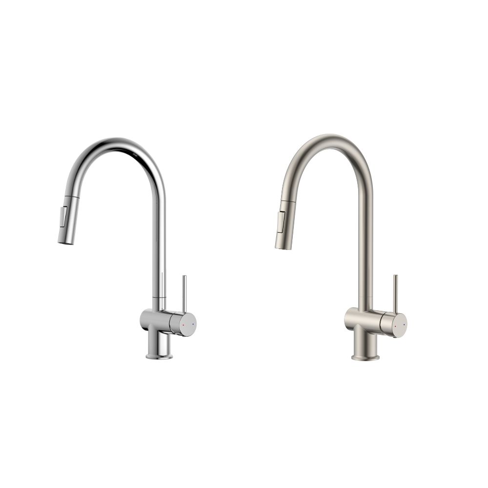 Vòi chậu bếp nóng lạnh dây rút RENE KLUGER KLF0008SS / KLF0008SC