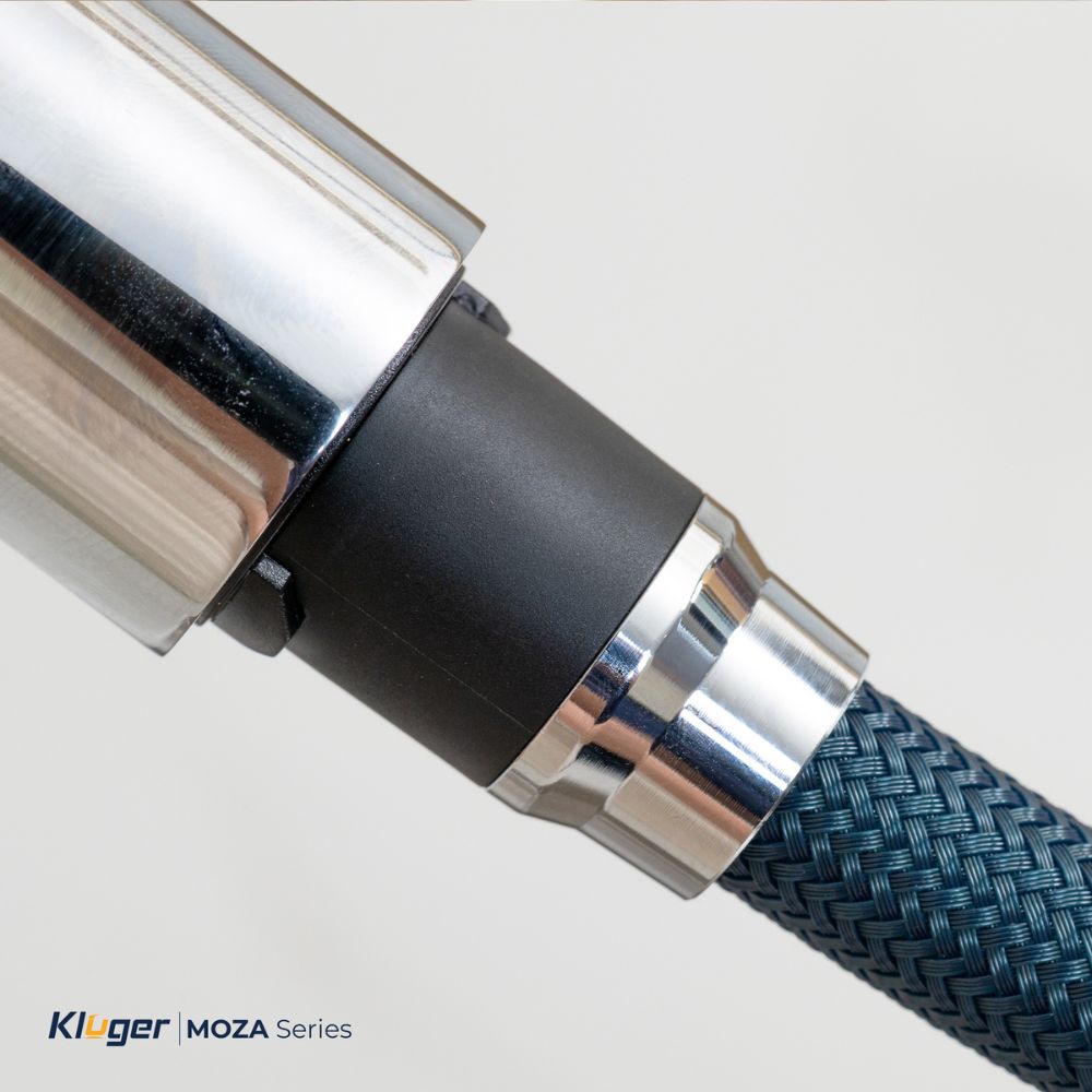 Vòi chậu bếp nóng lạnh dây rút MOZA Kluger KLF0009SC