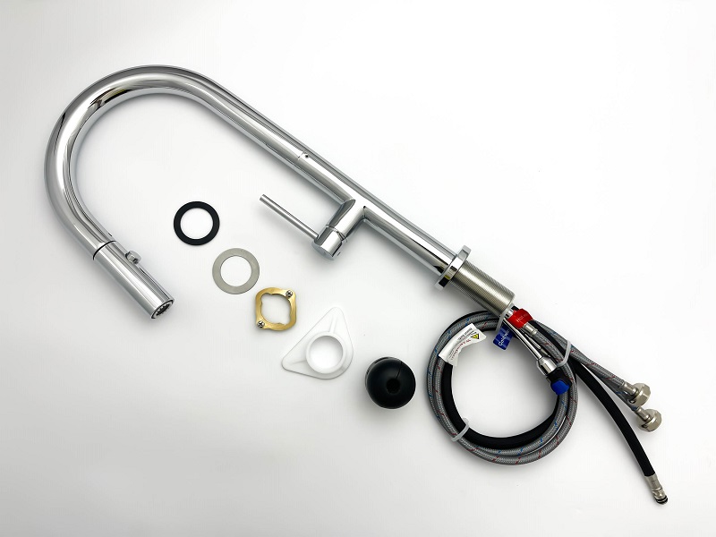 Vòi chậu bếp nóng lạnh dây rút JADE KLUGER KLF0010B (KLF0010C)