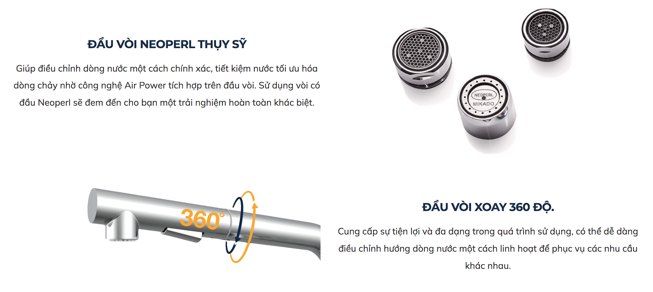 Vòi chậu bếp nóng lạnh dây rút HOPE KLUGER KLF0013C