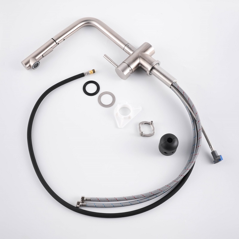 Vòi chậu bếp nóng lạnh dây rút HOPE KLUGER KLF0013C