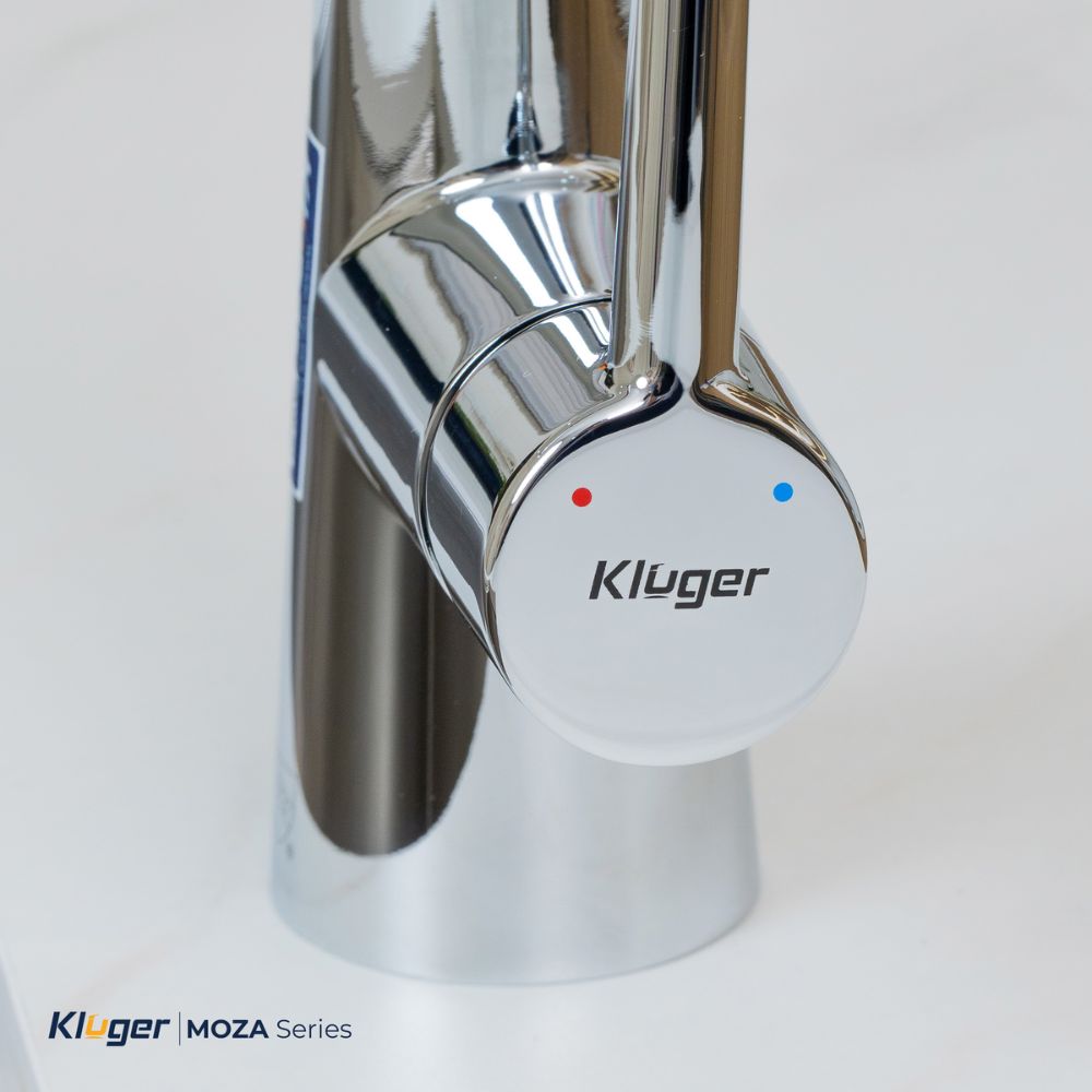 Vòi chậu bếp nóng lạnh dây rút MOZA Kluger KLF0013SC