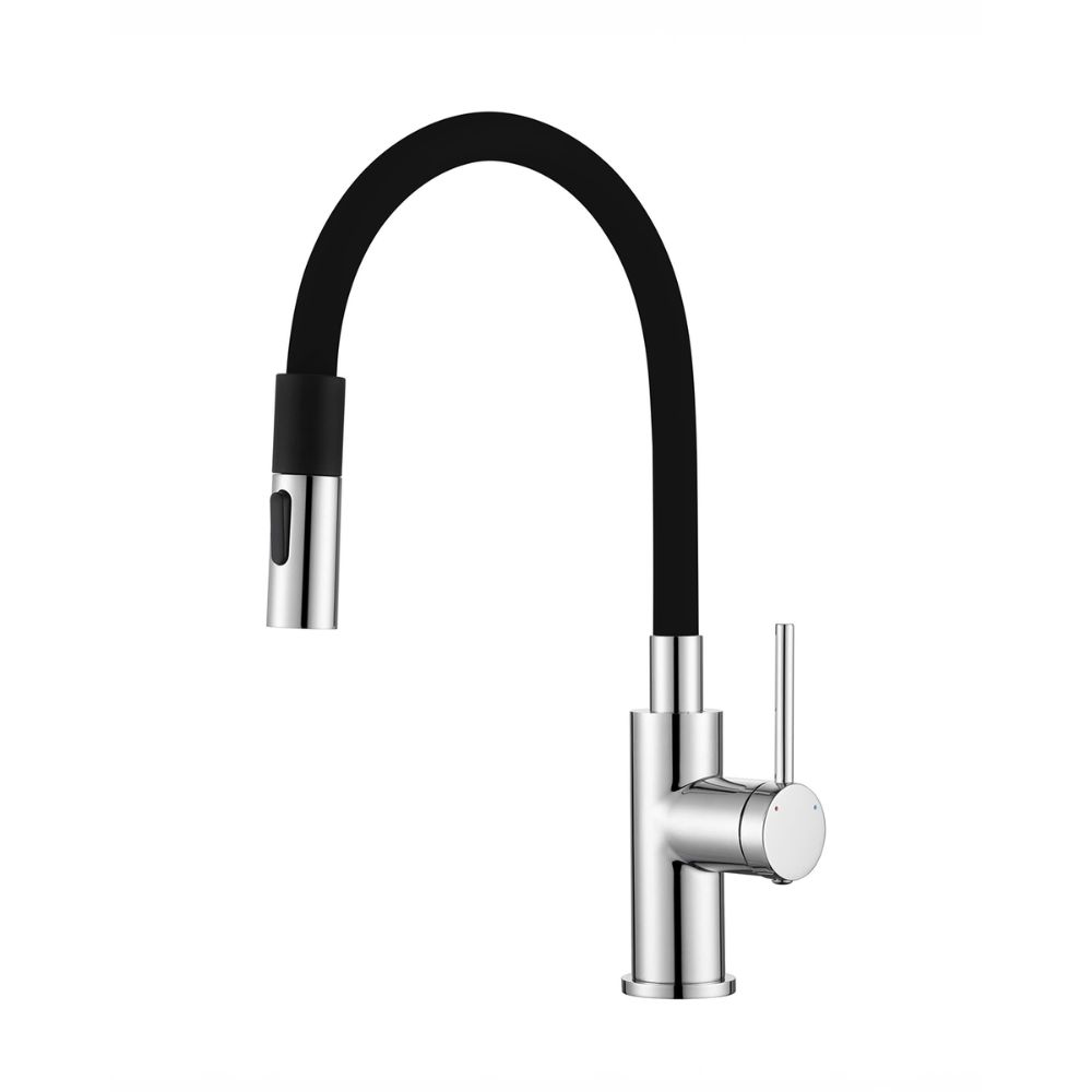 Vòi chậu bếp nóng lạnh cần mềm MOVA Kluger KLF0015B