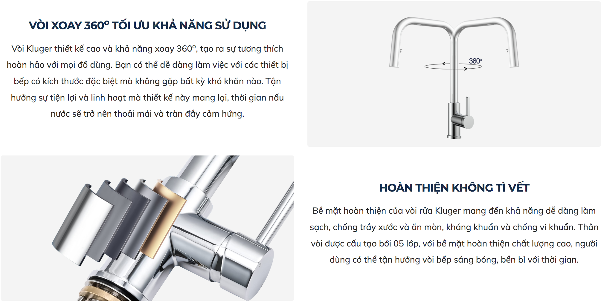 Vòi chậu bếp LEO KLUGER KLF0015C