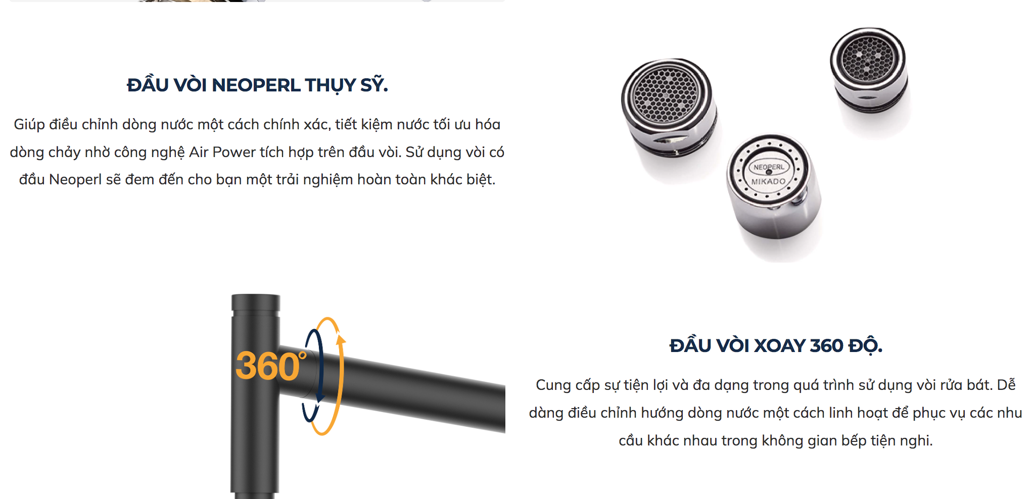 Vòi chậu bếp GRACE Kluger KLF0016B (KLF0016C)