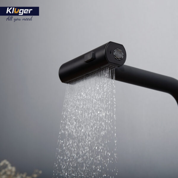 Vòi bếp nóng lạnh dây rút RAIN KLUGER KLF0018B / KLF0018S