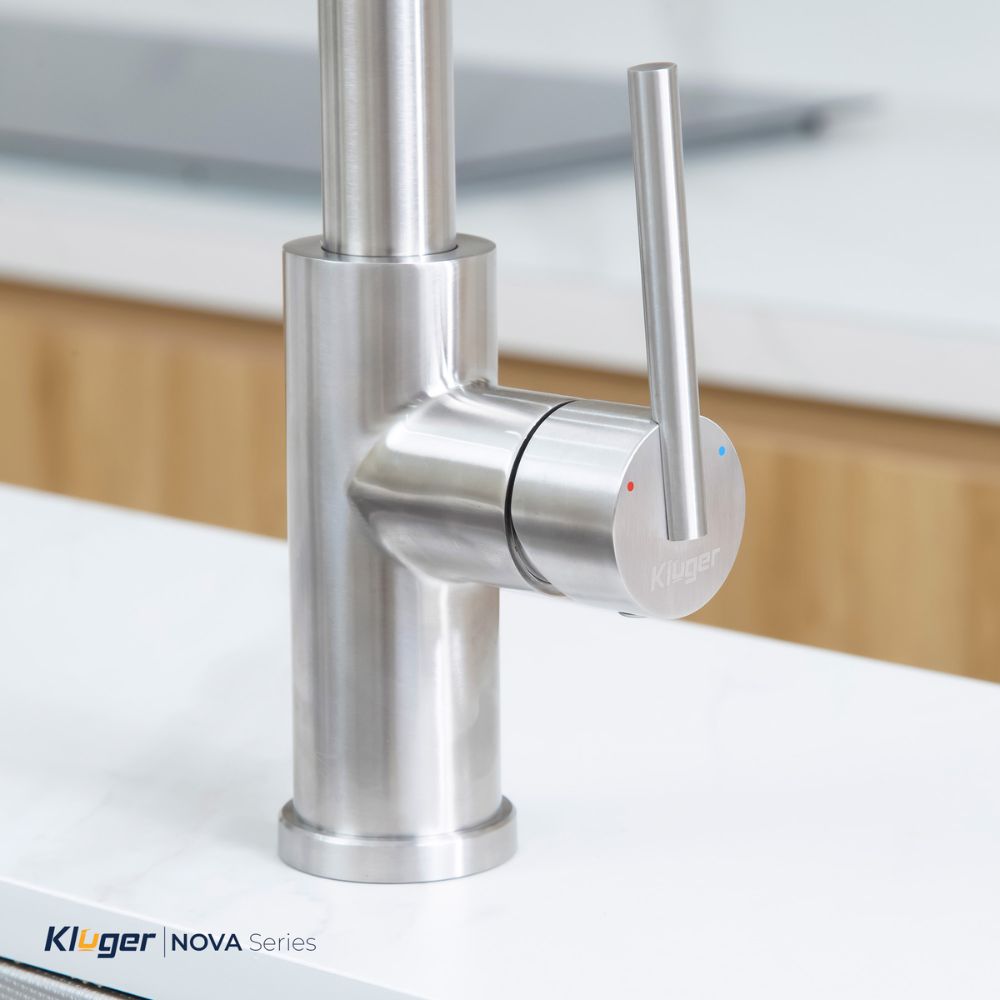 Vòi chậu bếp nóng lạnh dây rút NOVA KLUGER KLF0030S