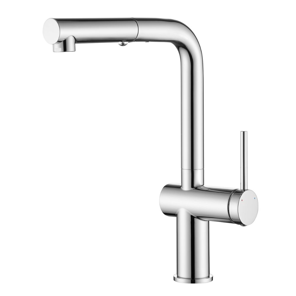 Vòi chậu bếp nóng lạnh dây rút STRONG KLUGER KLF0034C