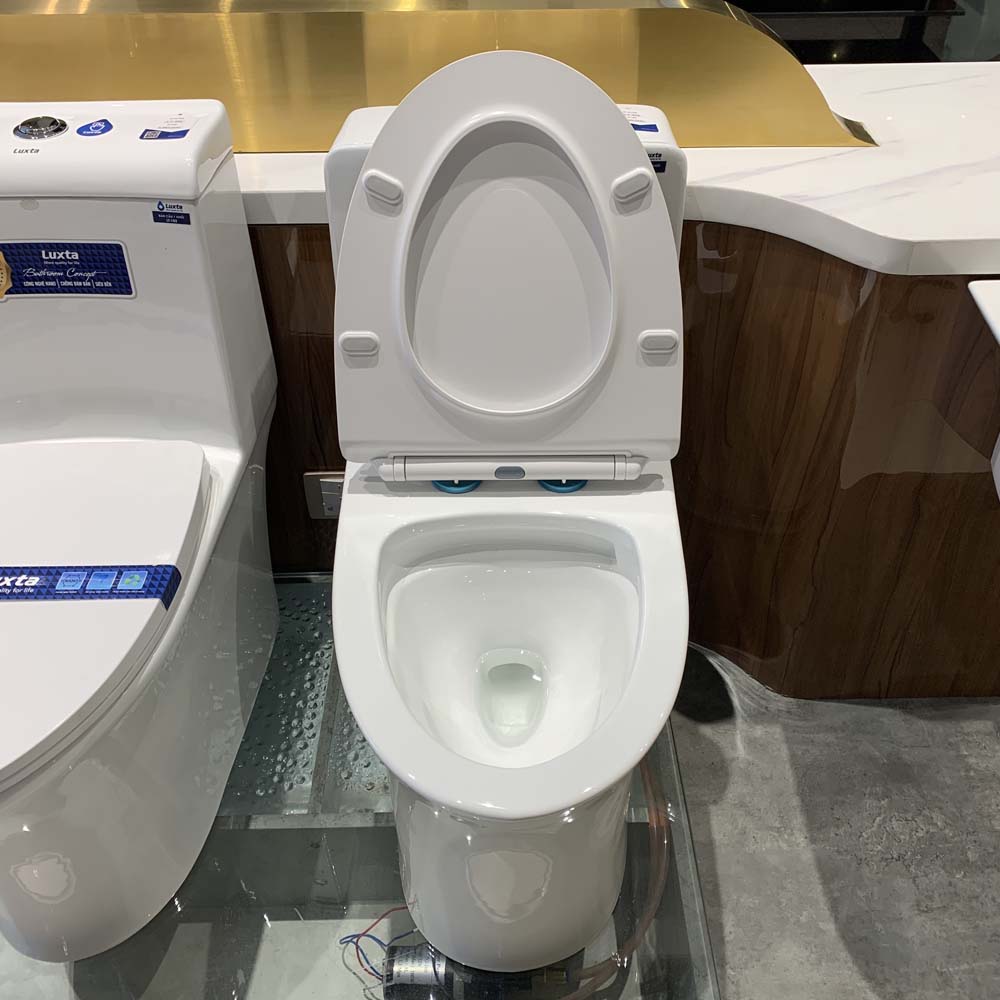 Bồn cầu 1 khối LUXTA LT-103 nắp êm