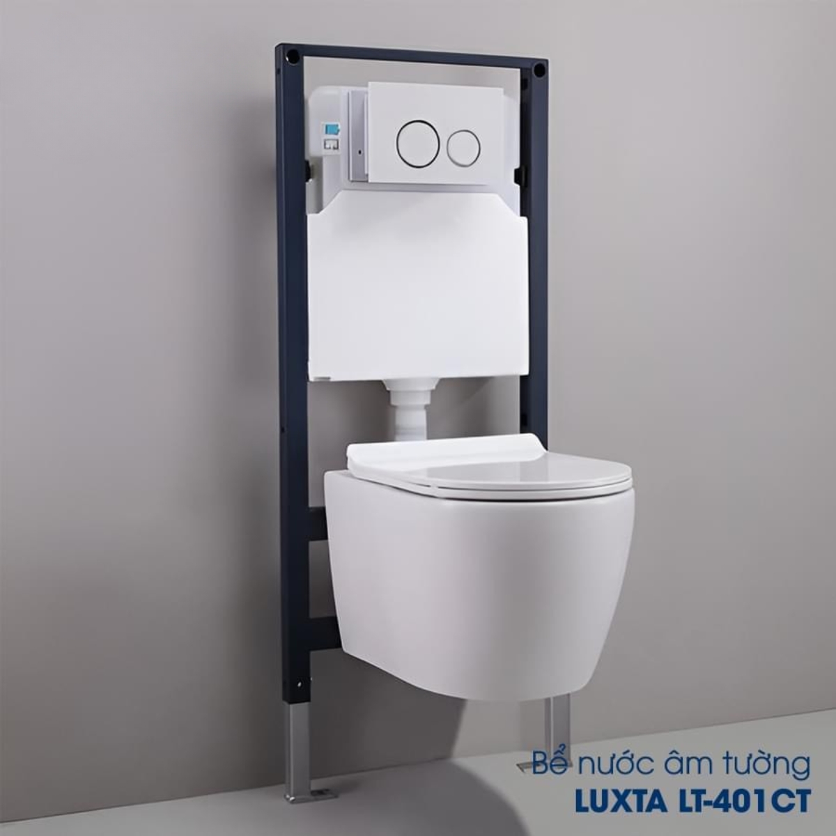 Két nước âm tường cho bồn cầu treo tường LUXTA LT-401CT