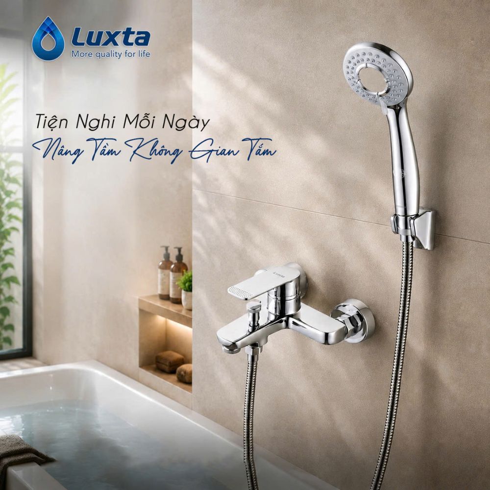 Bộ sen tắm nóng lạnh Luxta L2220SR+TX9