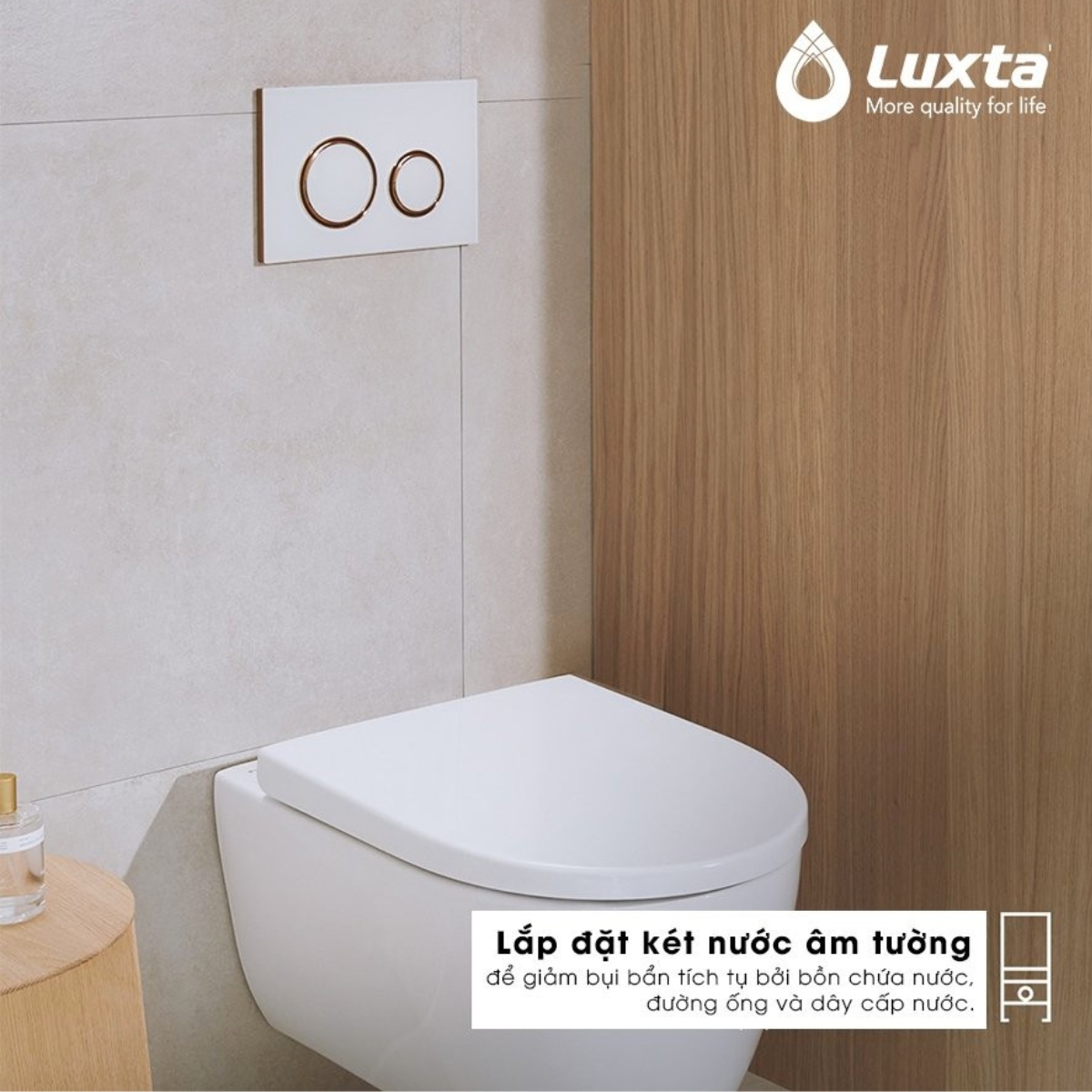 Nút nhấn xả Luxta LT-402BR