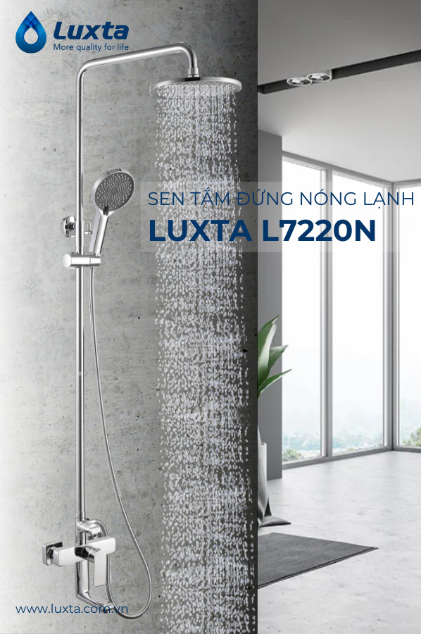 Bộ sen cây tắm nóng lạnh Luxta L7220N