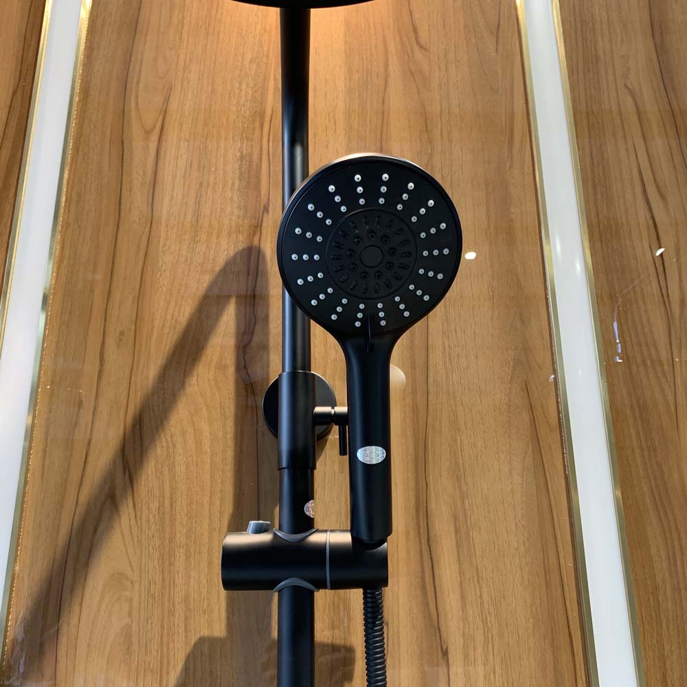 Bộ sen tắm cây đứng nóng lạnh Luxta L7225-Black