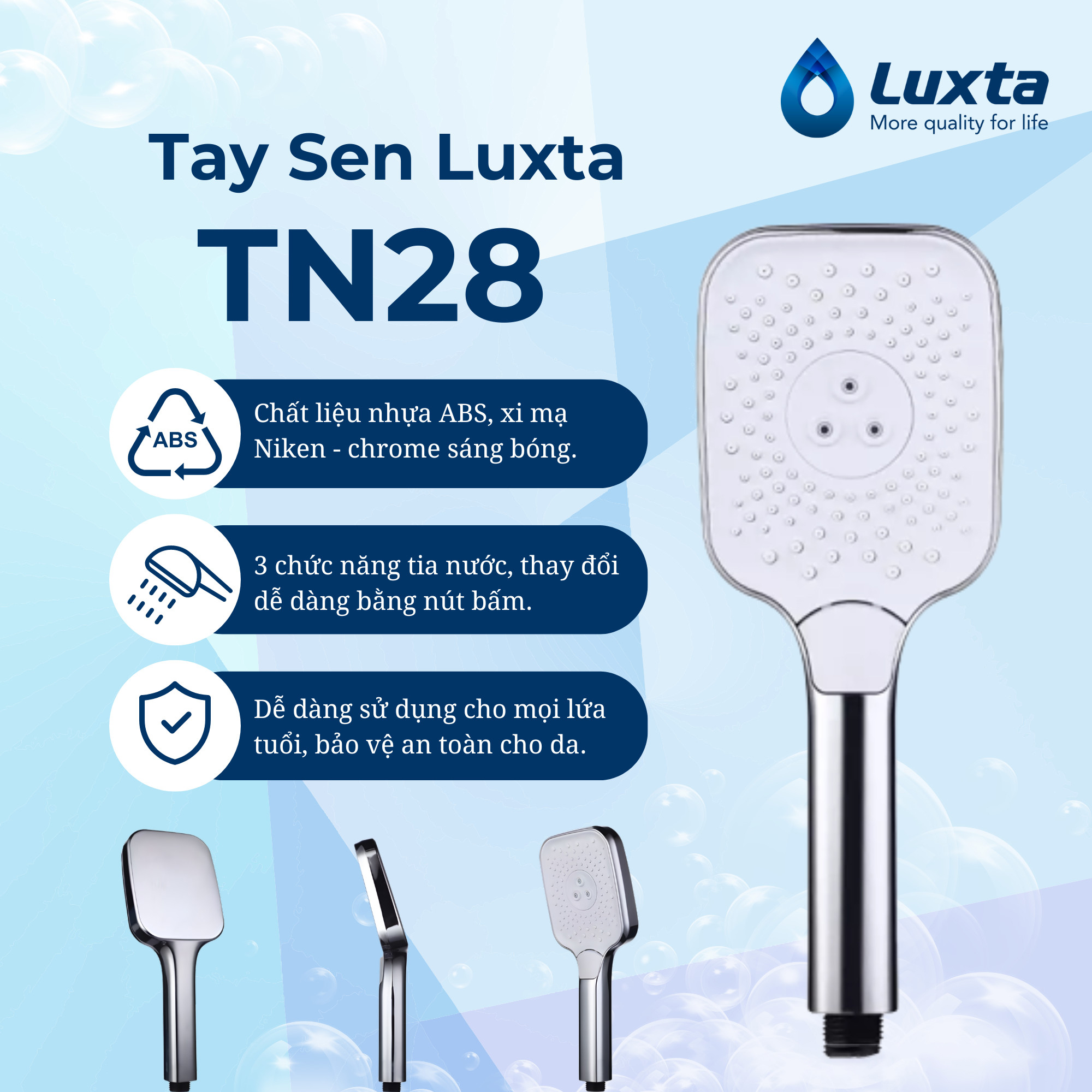 Tay sen tắm Luxta TN28