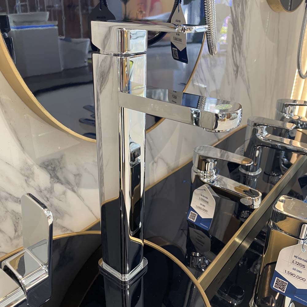 Vòi chậu lavabo nóng lạnh Luxta L1205B