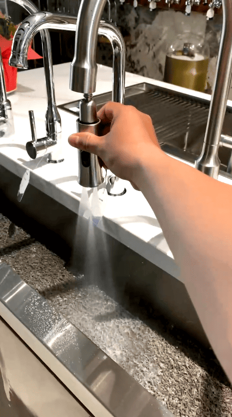 Vòi bếp dây rút nóng lạnh LUXTA L3219E