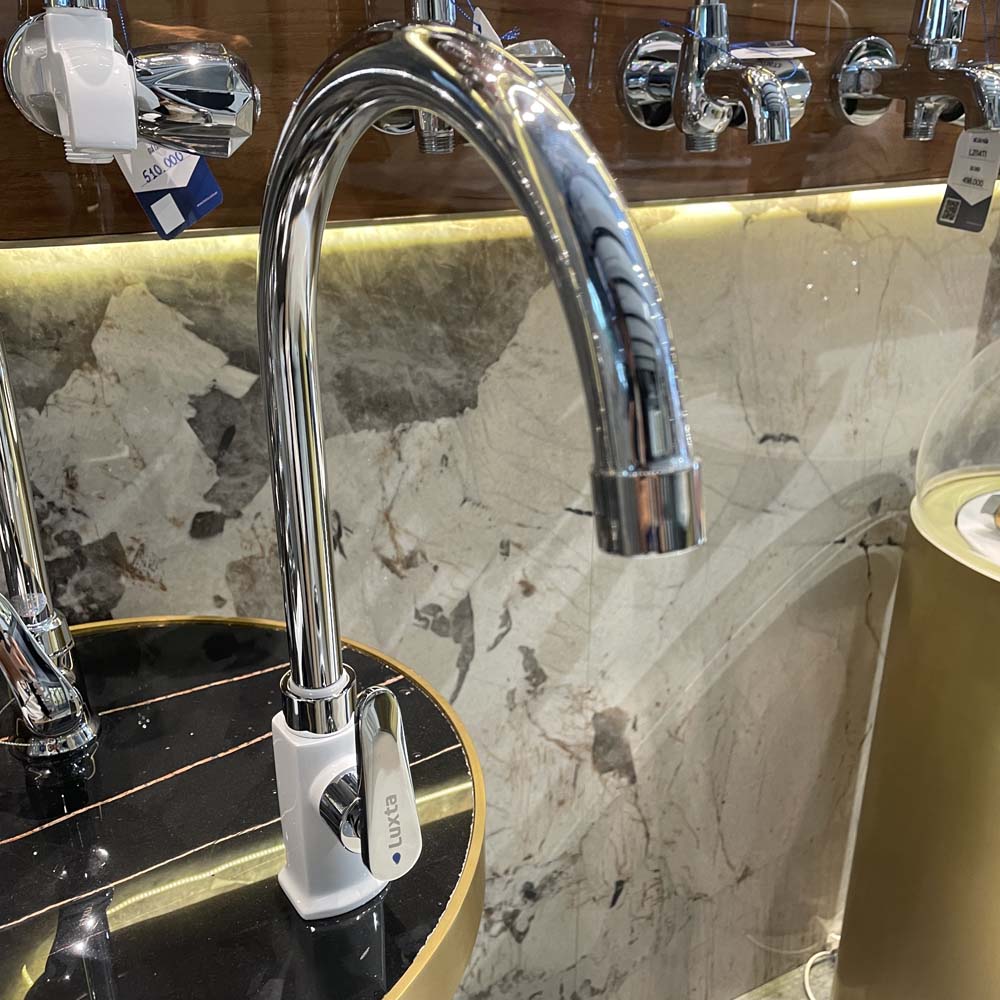 Vòi rửa chén Luxta L3114WT3 sơn tĩnh điện