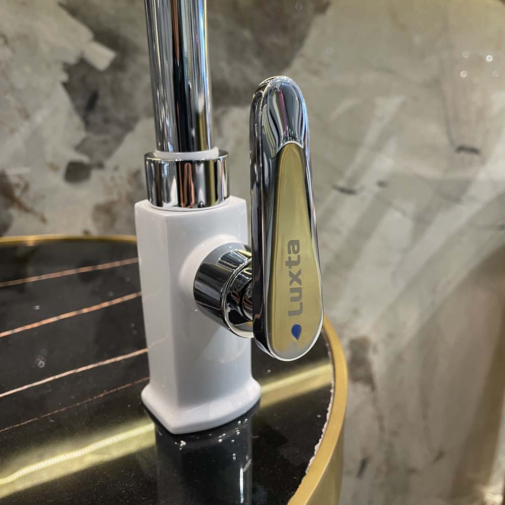 Vòi rửa chén Luxta L3114WT3 sơn tĩnh điện