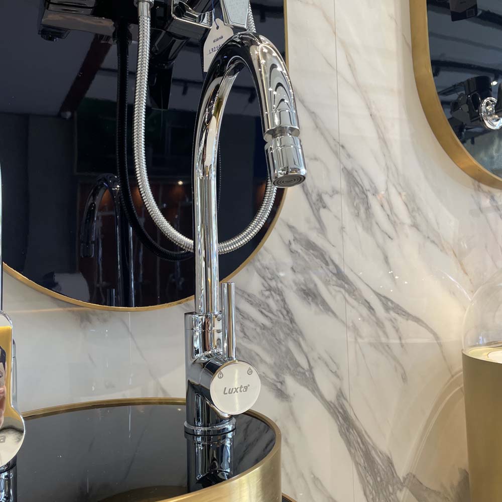 Vòi bếp nóng lạnh Luxta LK322