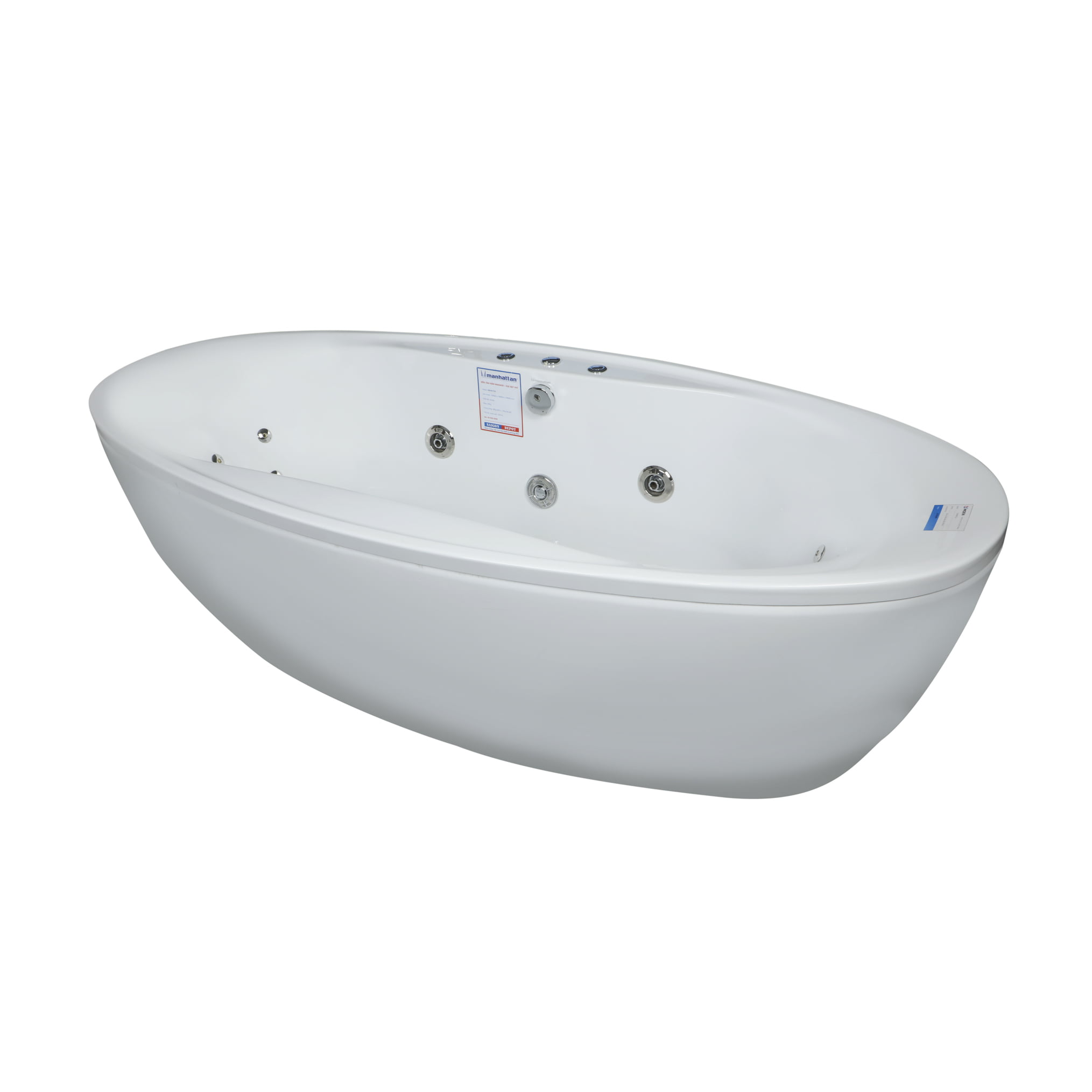 Bồn tắm nằm massage sục khí MANHATTAN MO-6072A