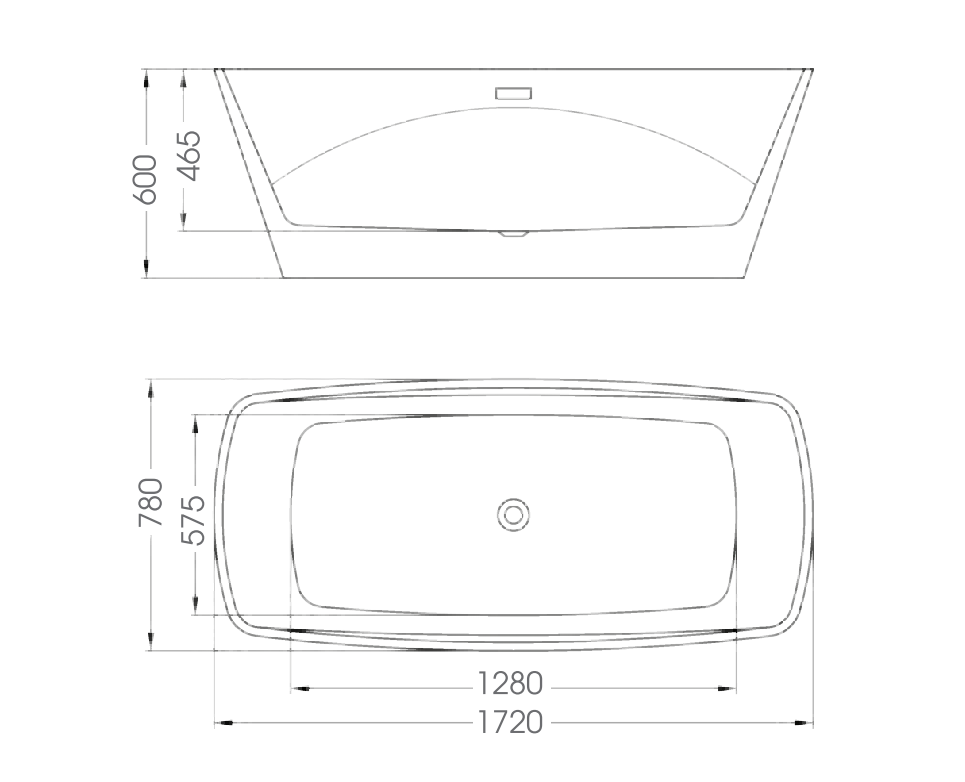 Bồn tắm nằm đặt sàn MANHATTAN MO-6657B