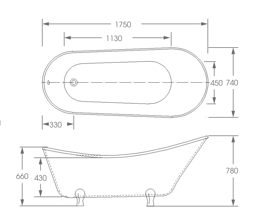 Bồn tắm nằm đặt sàn MANHATTAN MR-6036A