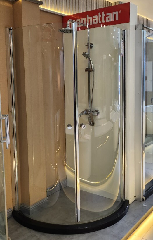 Phòng tắm đứng hình tròn cửa mở MANHATTAN MK4222