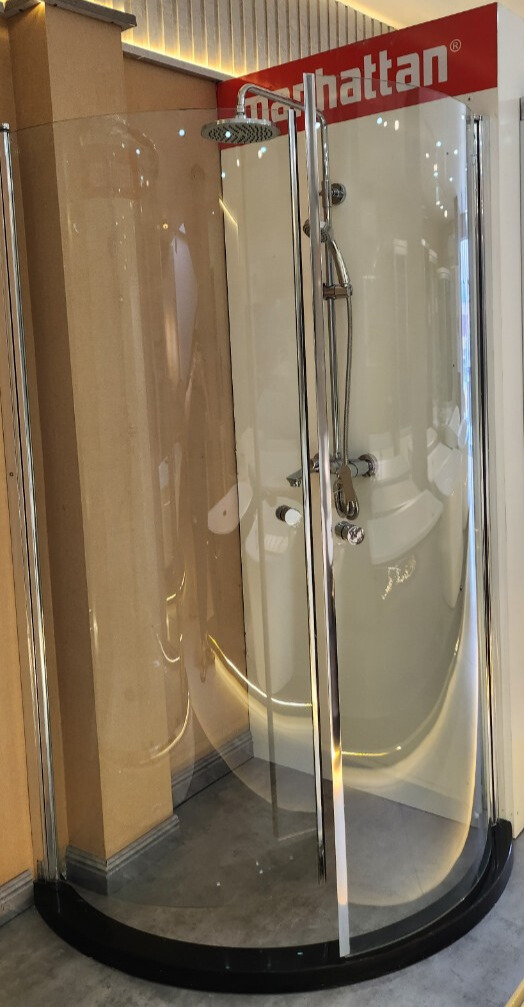 Phòng tắm đứng hình tròn cửa mở MANHATTAN MK4222