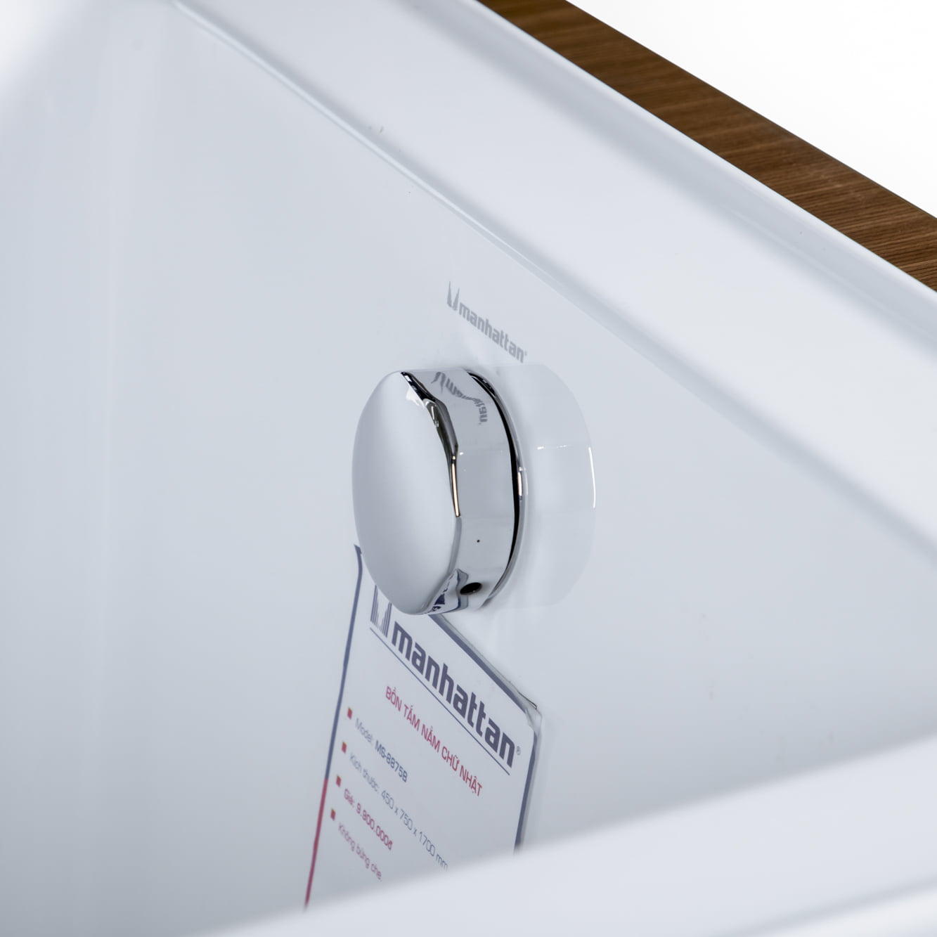 Bồn tắm nằm chữ nhật 1m7 MANHATTAN MS-8875B