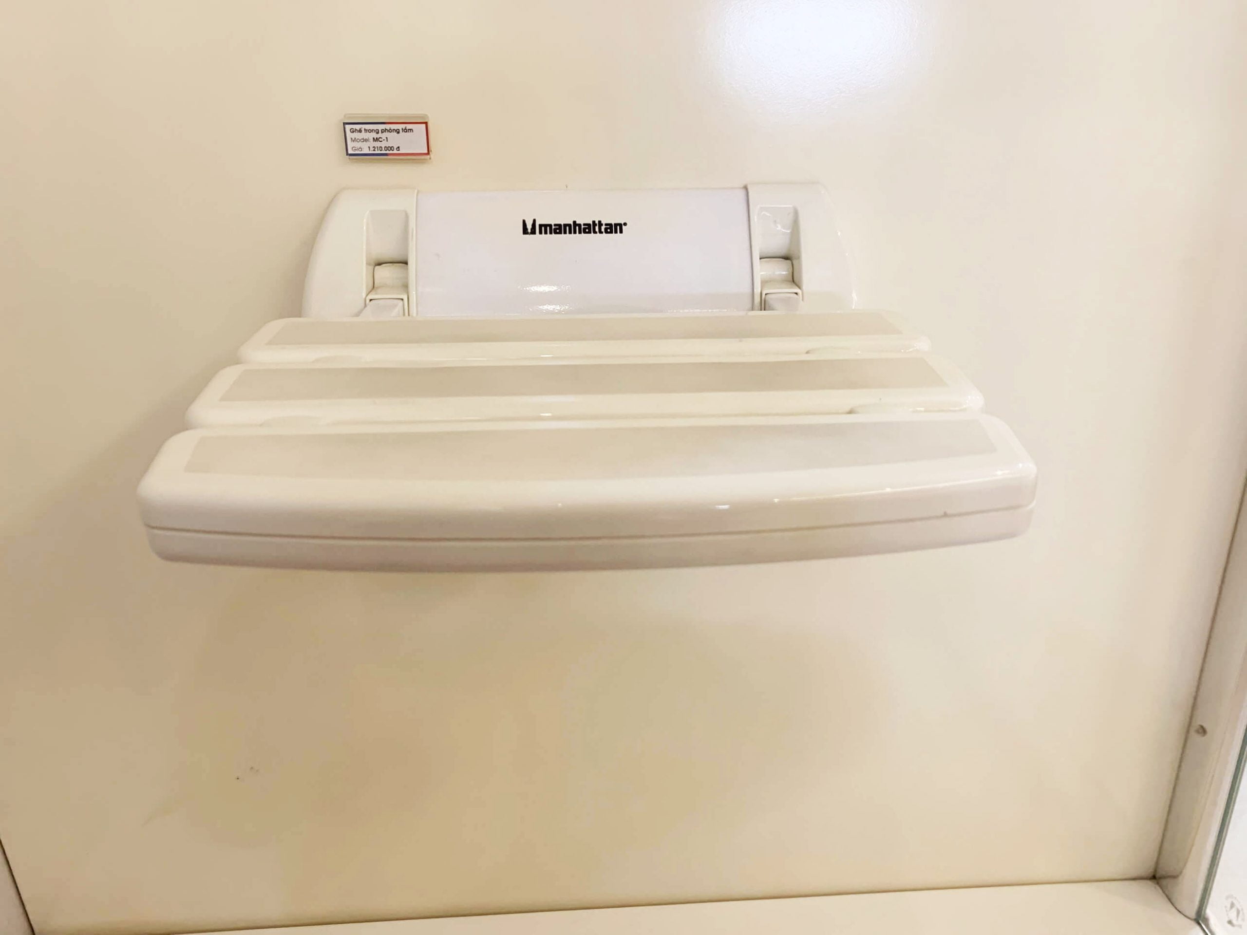 Ghế phòng tắm treo tường MANHATTAN MC-1