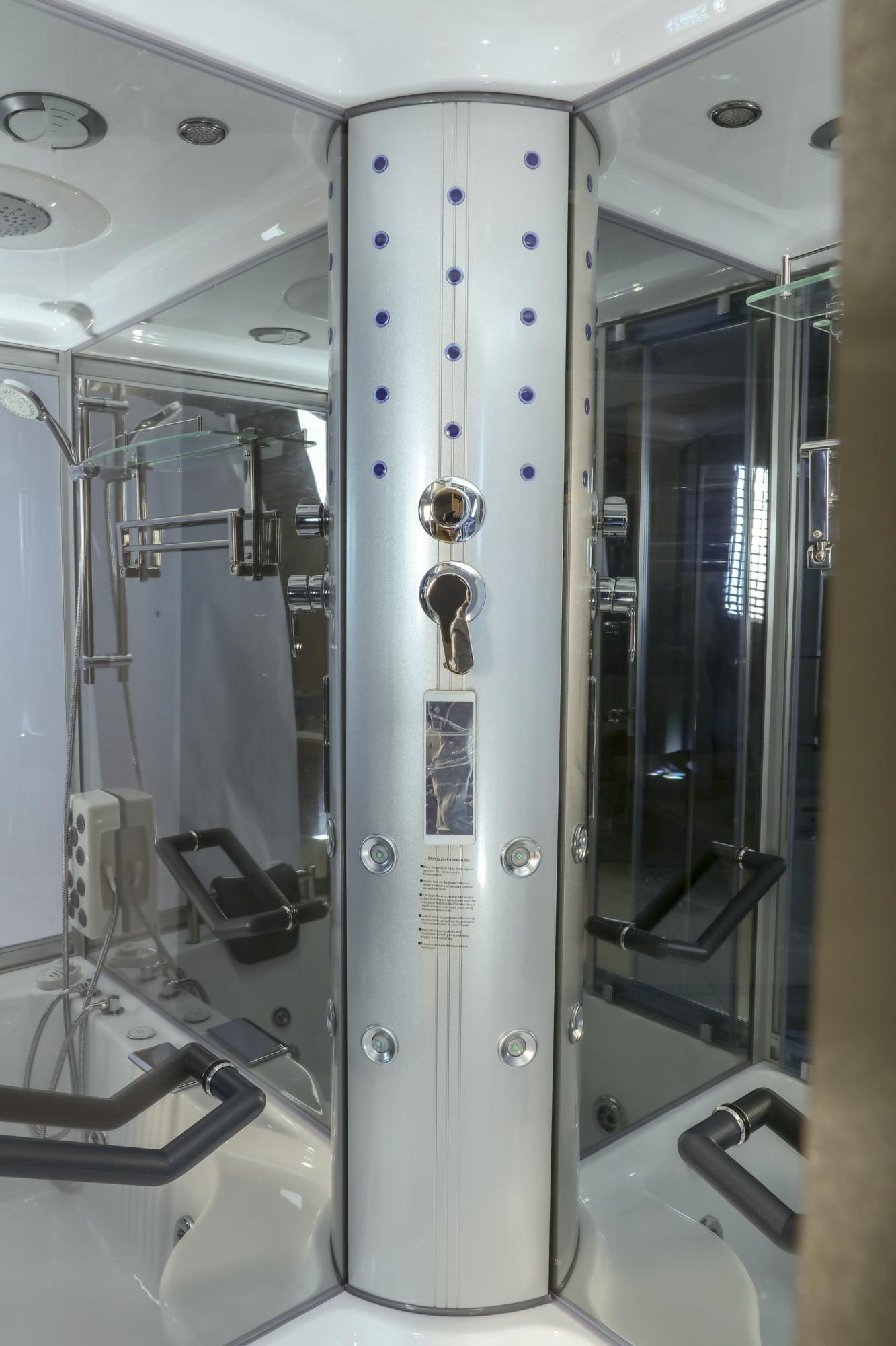 Phòng tắm massage xông hơi đặt góc trái MANHATTAN M8823