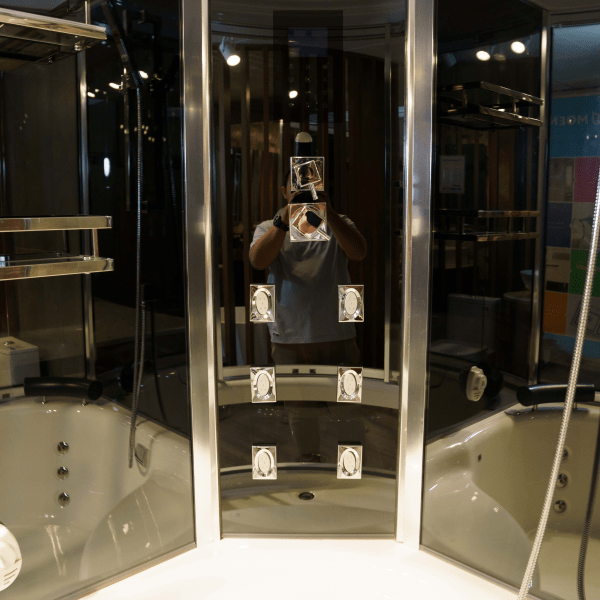 Phòng tắm massage xông hơi đặt góc MANHATTAN M8820