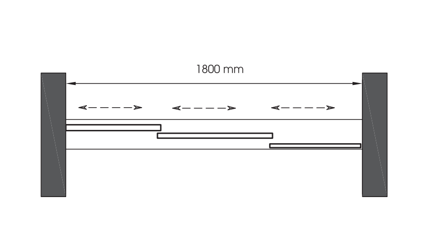 Vách kính phòng tắm cửa lùa MANHATTAN MF6133G-1800x1900