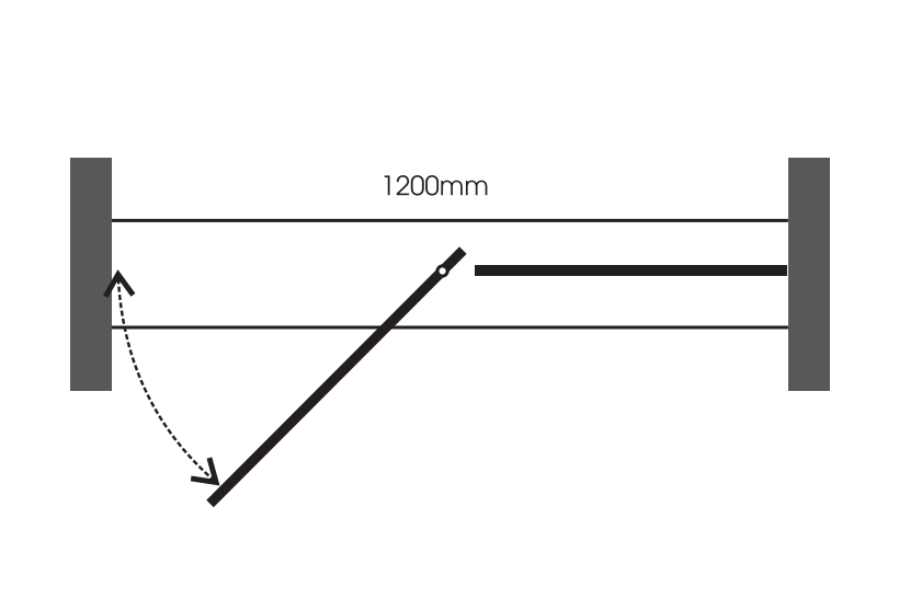 Vách kính phòng tắm cửa mở MANHATTAN MW6221B