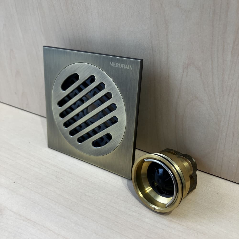 Phễu thoát sàn vuông 10x10cm MERDRAIN MD-S5003