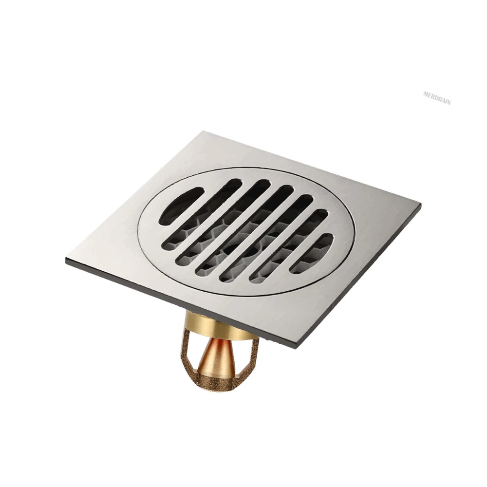 Phễu thoát sàn vuông 10x10cm MERDRAIN MD-S5003