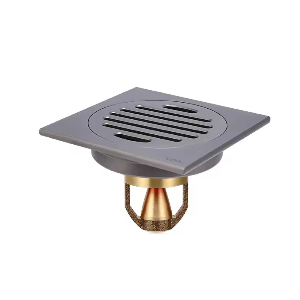 Phễu thoát sàn vuông 10x10cm MERDRAIN MD-S5003