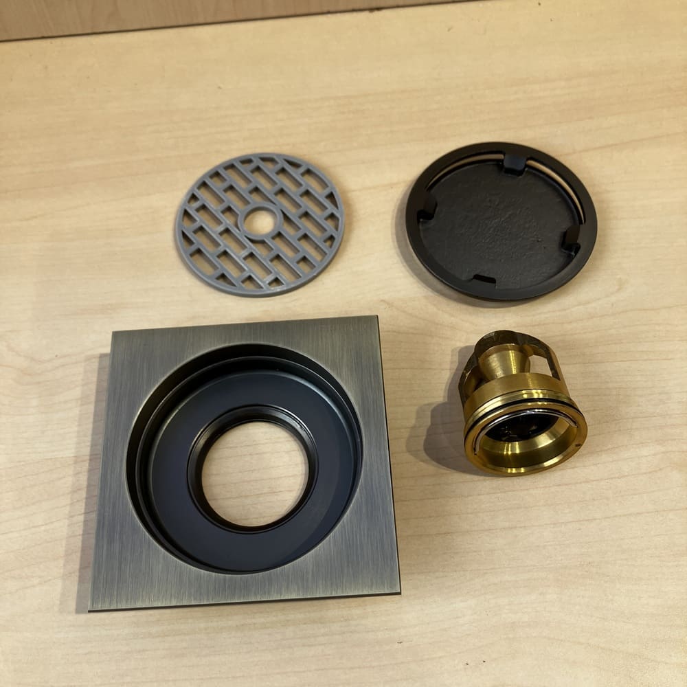 Phễu thoát sàn vuông 10x10cm MERDRAIN MD-S6003